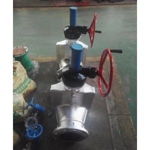 鋁合金傘齒輪管夾閥