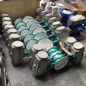 氣動襯氟蝶閥
