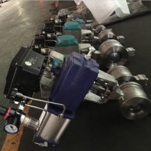 Q677H/Y硬密封對夾V型球閥