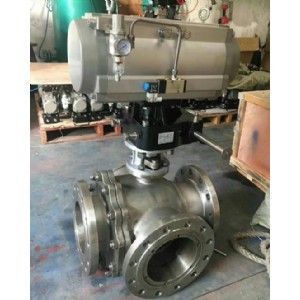 Q644F氣動三通球閥