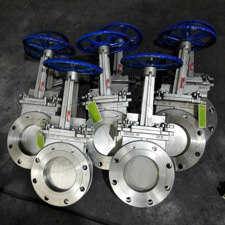 雙法蘭不銹鋼刀型閘閥