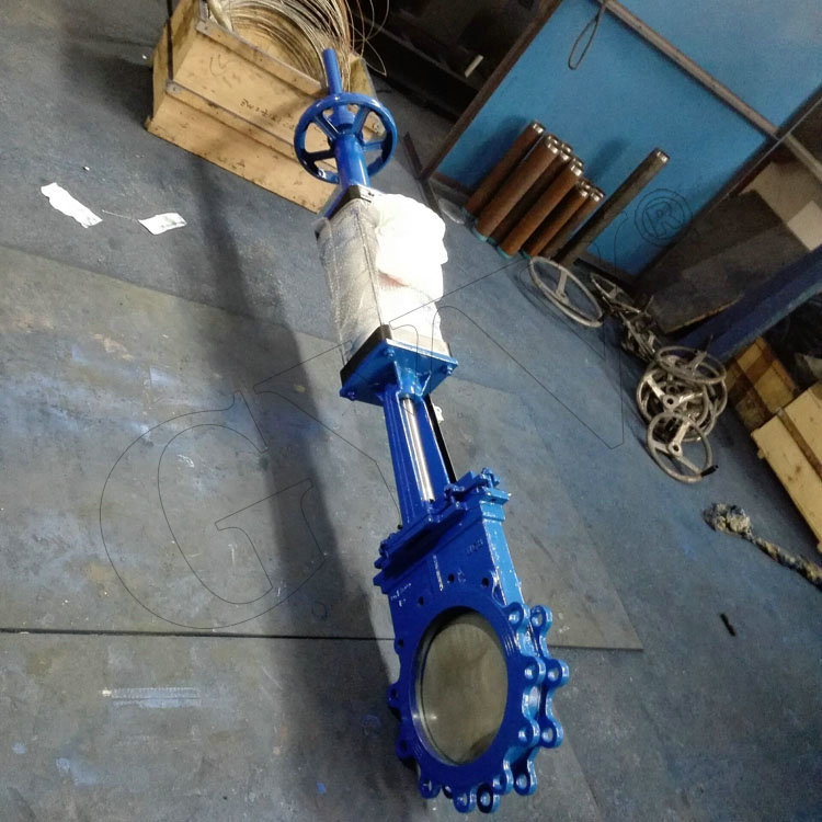 手氣兩用排渣刀閘閥