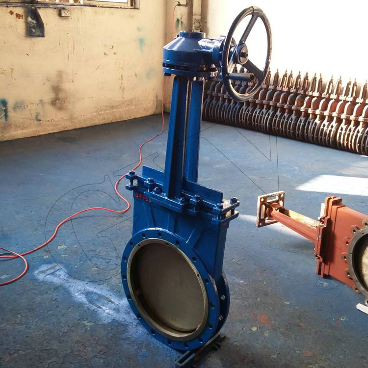 傘齒輪排渣刀型閘閥