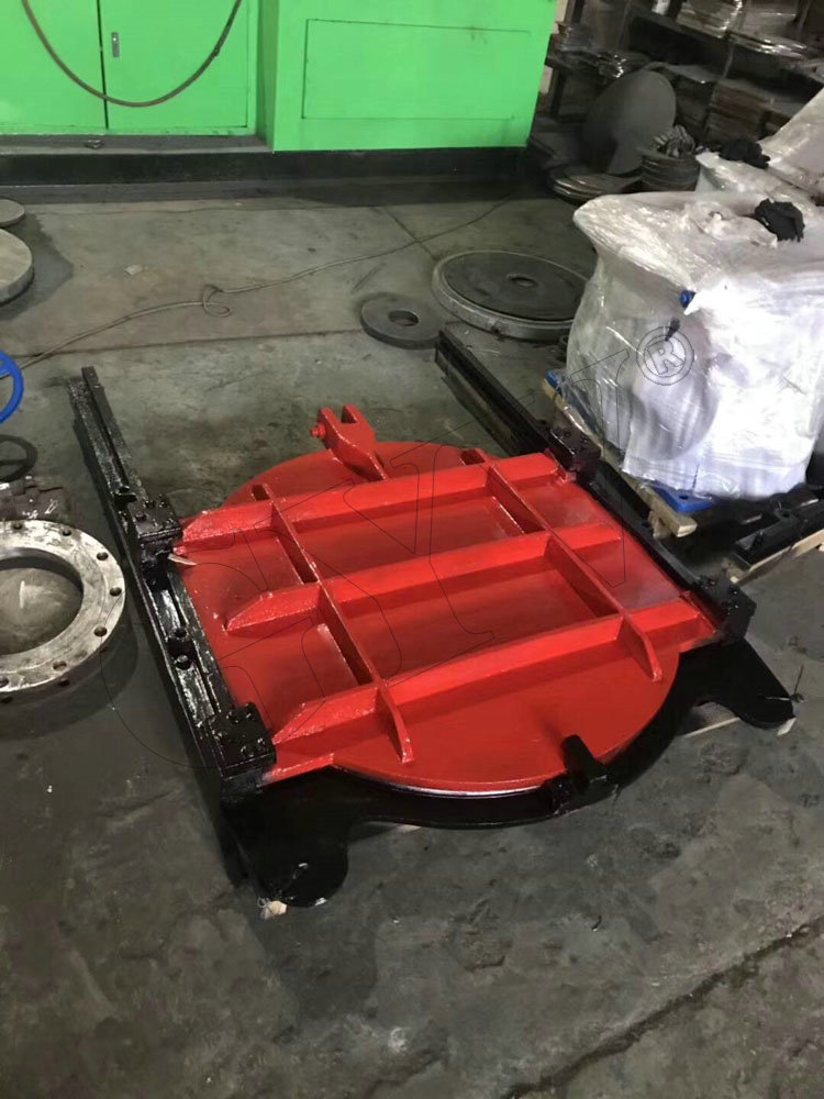 鑄鐵鑲銅圓閘門