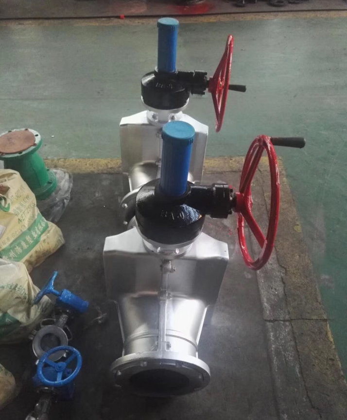 鋁合金傘齒輪管夾閥